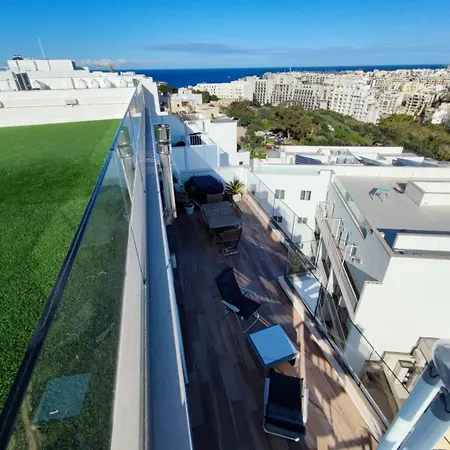 Panorama Designer Penthouse Daire Saint Julian's